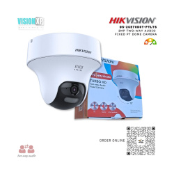 Hikvision DS-2CE70D0T-PTLTS 2MP Two-Way Audio Fixed PT Dome Camera